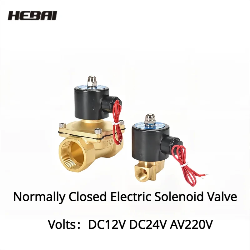 3/4 Electric Solenoid Valve 110v 24v 220v Normally Closed valve wa