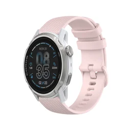 Silicone Strap Wristband for Sports Watches - 22/20mm, Comfortable and Durable (Light pink)