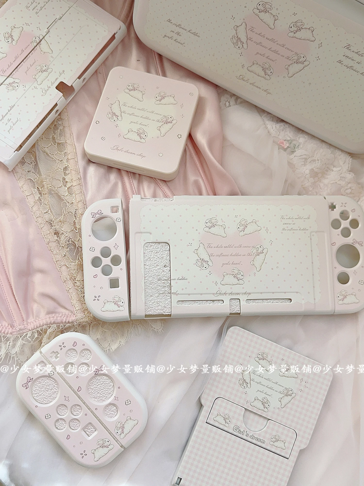 Bunny Protective Nintendo Switch Case GeekShare Plush Bunny