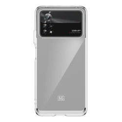 Shockproof Candy Hard TPU Protective Phone Case Cover for Poco X8 Pro Max (Clear)