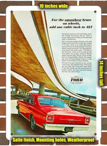 

Металлический знак-1966 галактика 500 XL 7-литр-10x14 дюймов