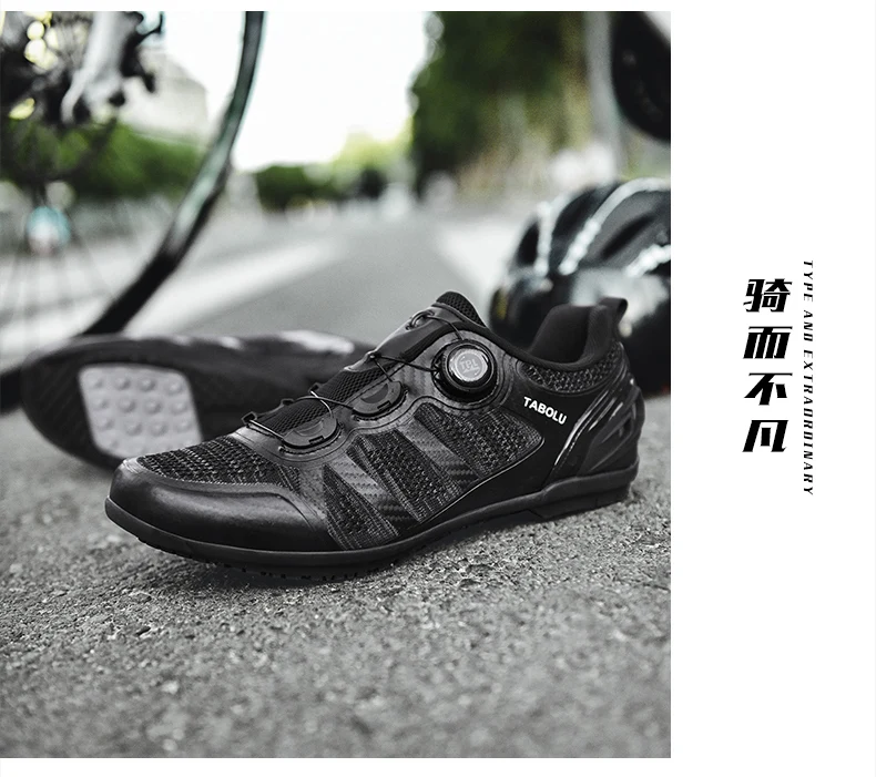 Chaussures De Cyclisme VTT/Route Homme - Noir Taille 46 EU - Compatibles SPD 2 Trous - Imperméables - Neuves Sous Boîte