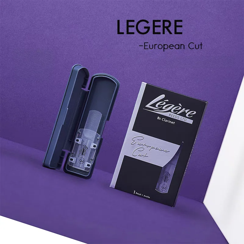 B♭クラリネット レジェールリード　 ヨーロピアンカット　3.25 4枚 Legere レジェール プラスチック リード B♭クラリネット