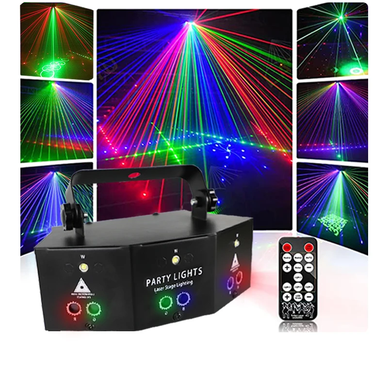 YSH 9 eyes laser dj club party stage lighting li moving heads led lights for decoration dance floor dj lights for night club