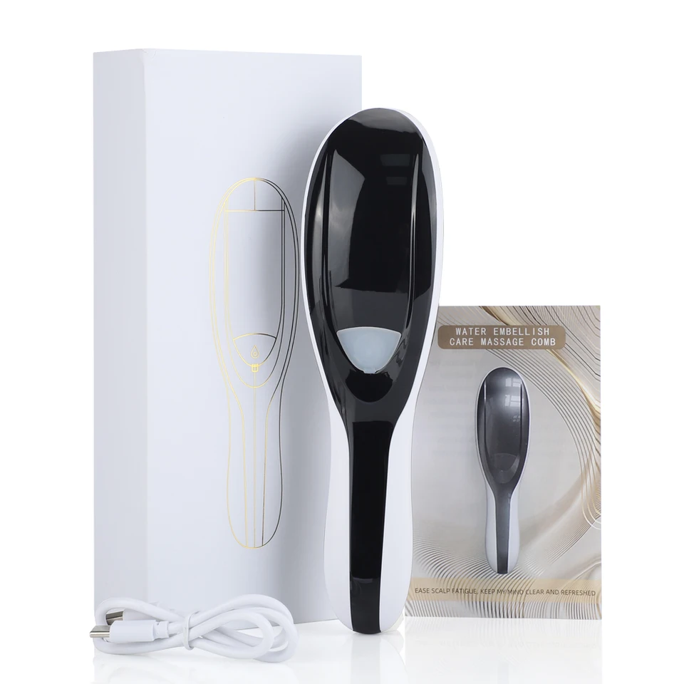 Sonic Scalp Massager with Red Light Therapy