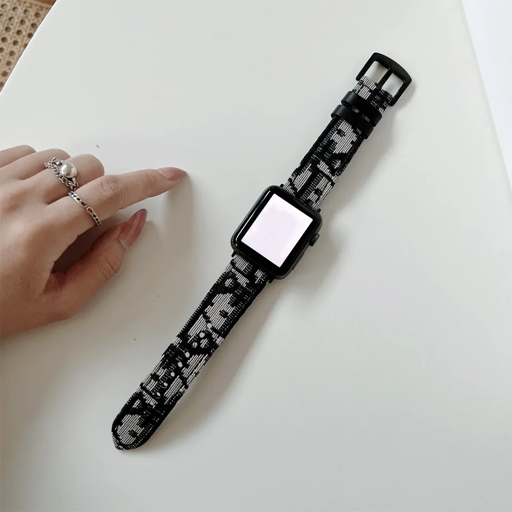 New Trendy Canvas Strap for Apple WatchApple watch8/7/6/5/4/3/2/1/SE watch band