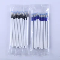 Press Erasable Gel Pens Set with Refills 0.5mm Black and Blue Gel Ink Built-in Eraser Office Supplies Exam Stationery Kit 6
