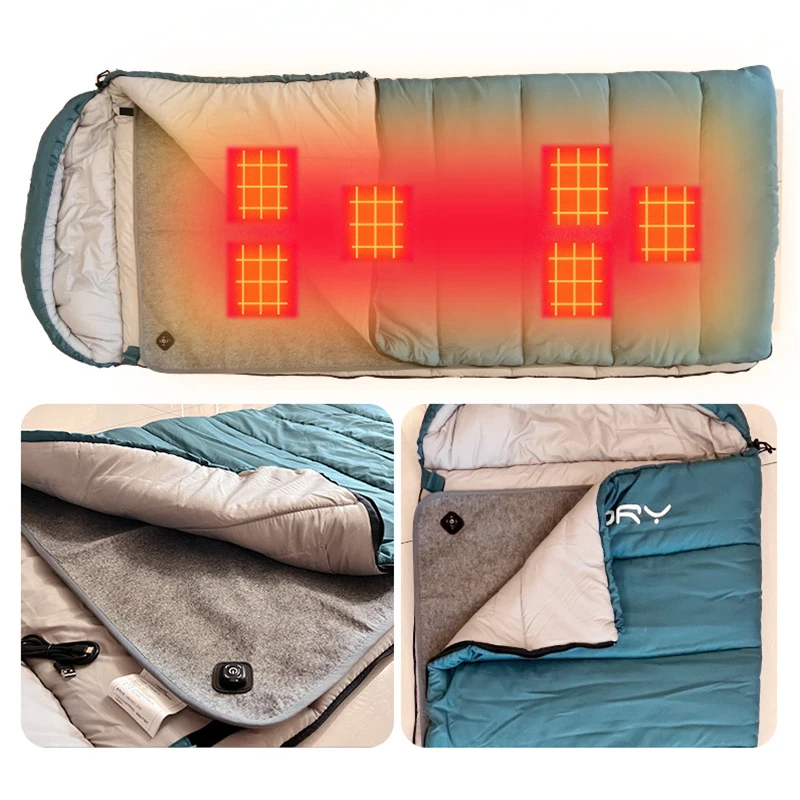 5V USB Electric Blankets Mat Winter Body Warmer Mattress Thermostat Heating Insulatio Heated Camping Sleep Bag Outdoor Supplies