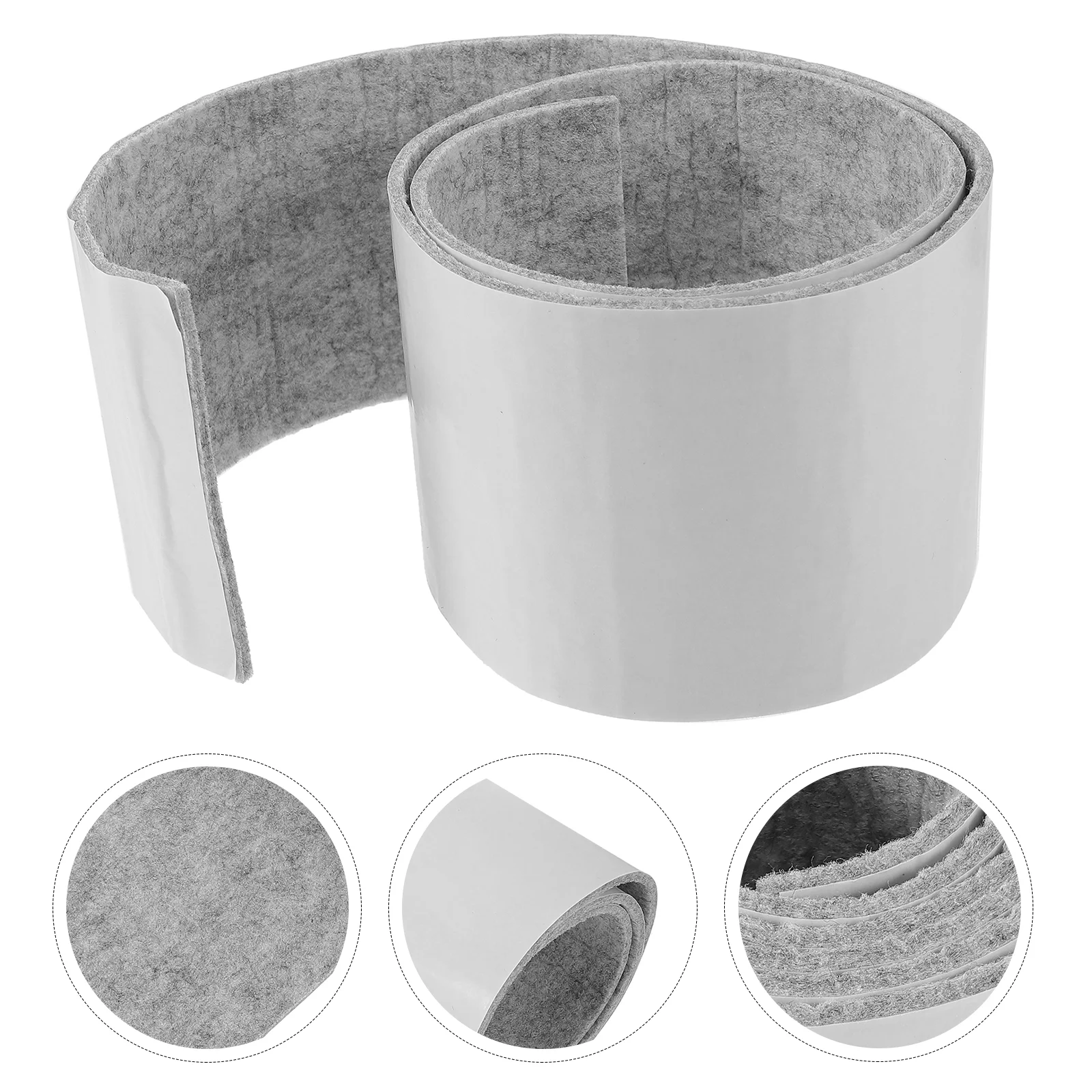 

1 Roll Of Self Adhesive Felt Strips Furniture Leg Protectors Pads Floor Felt Pads for Table Chair Bed