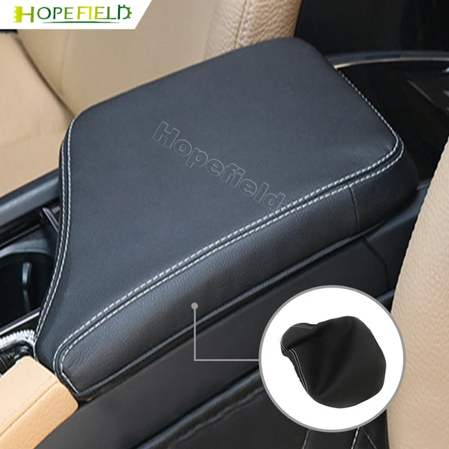 Leather Car Armrest Mat Protection Cushion Sleeve Center Storage Box Cover  for Volvo S90 V90 XC90