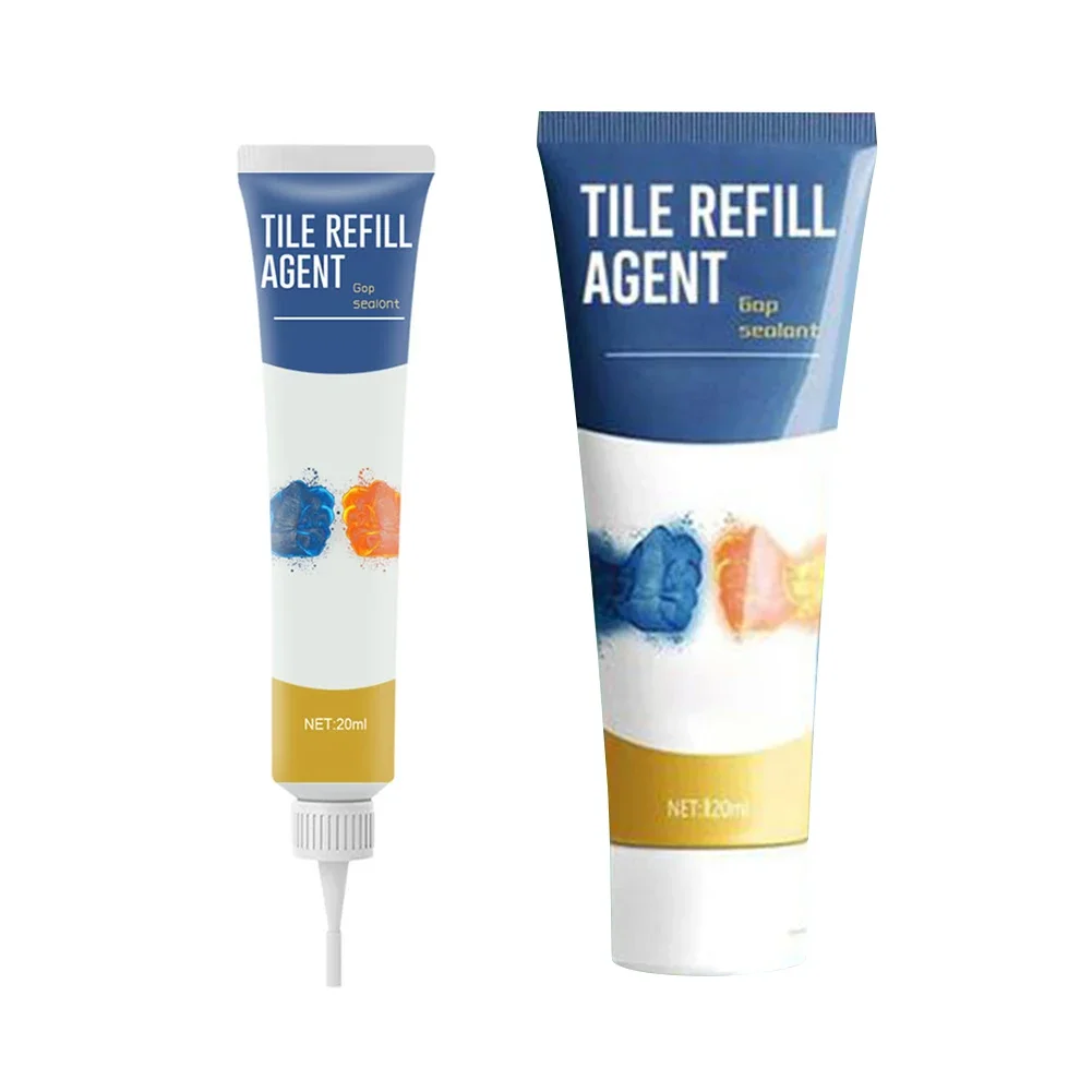 20/120ML Tile Gap Refill Beauty Seam Waterproof Agent Grouting Fill Tile Glue Sealer Repair Ceramic Glue Floor Gap Fill In Agent tile gap filler