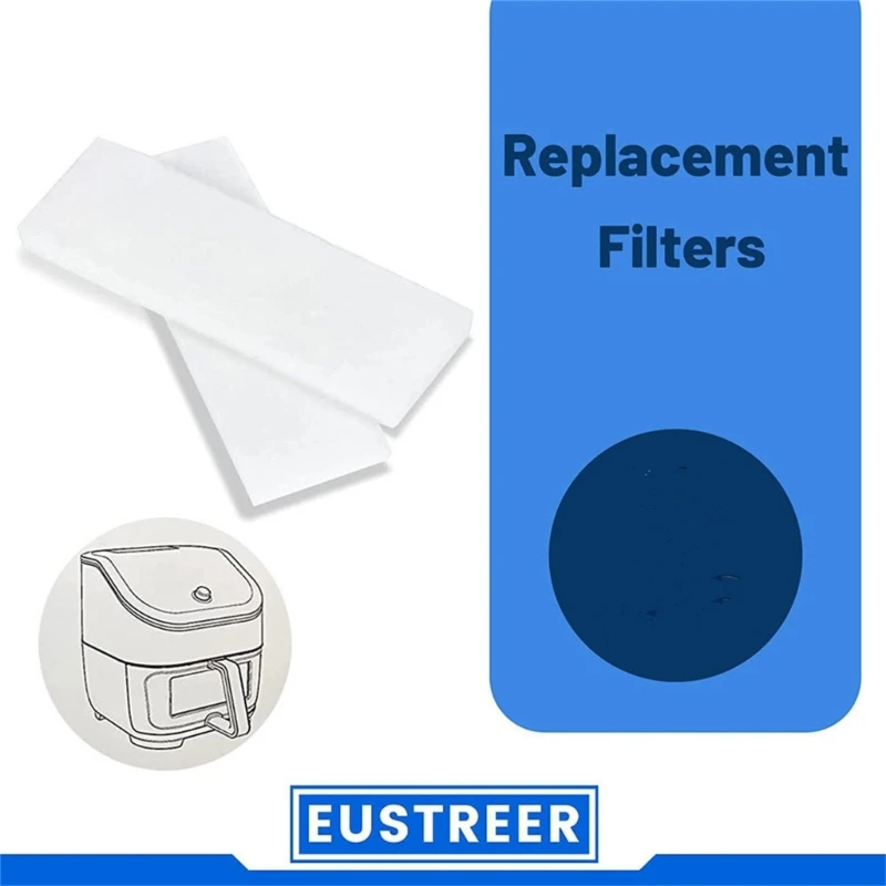 4/10/20Pcs Air Fryer Replacement Filter for 6QT Instant Air Fryer Accessories Replacement Odor Erase Filter