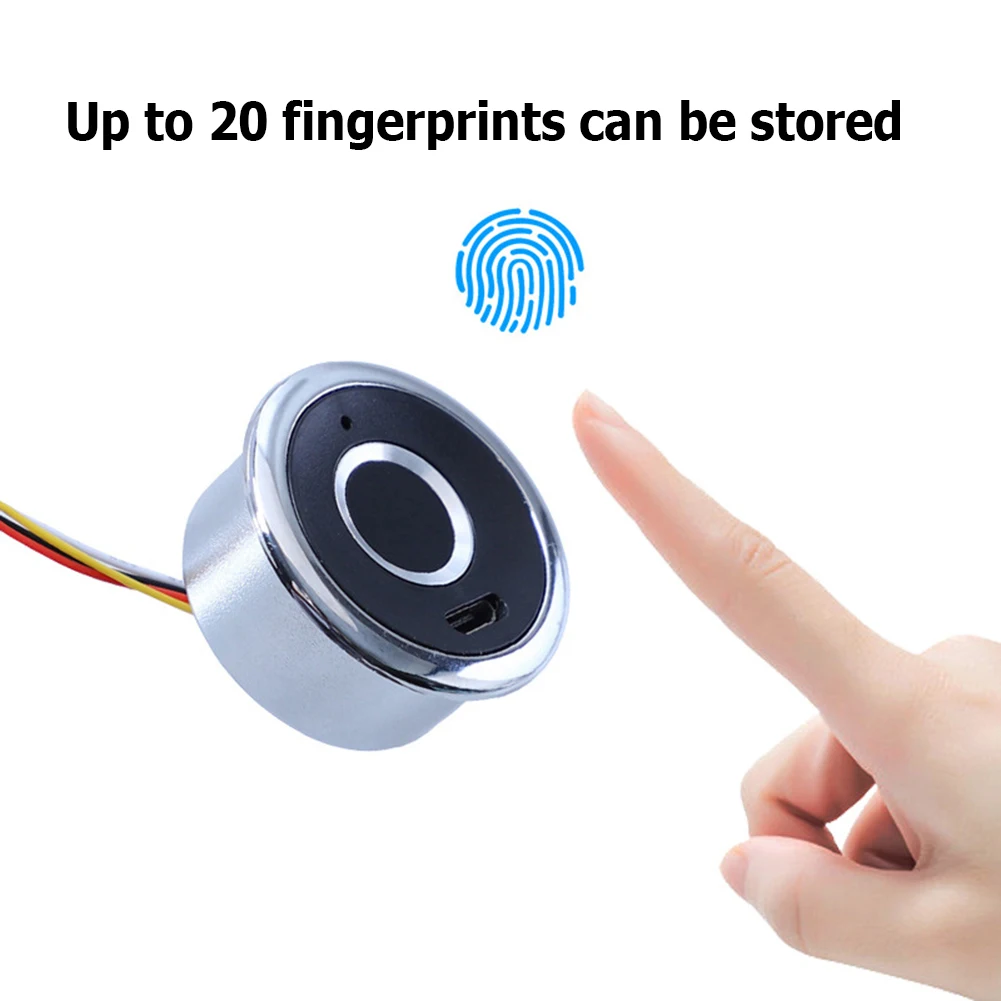 Chip File Cabinet Lock Intelligent Algorithm Technology Biometric Cabinet Lock Multifunction Smart Cabinet Lock for Home Office