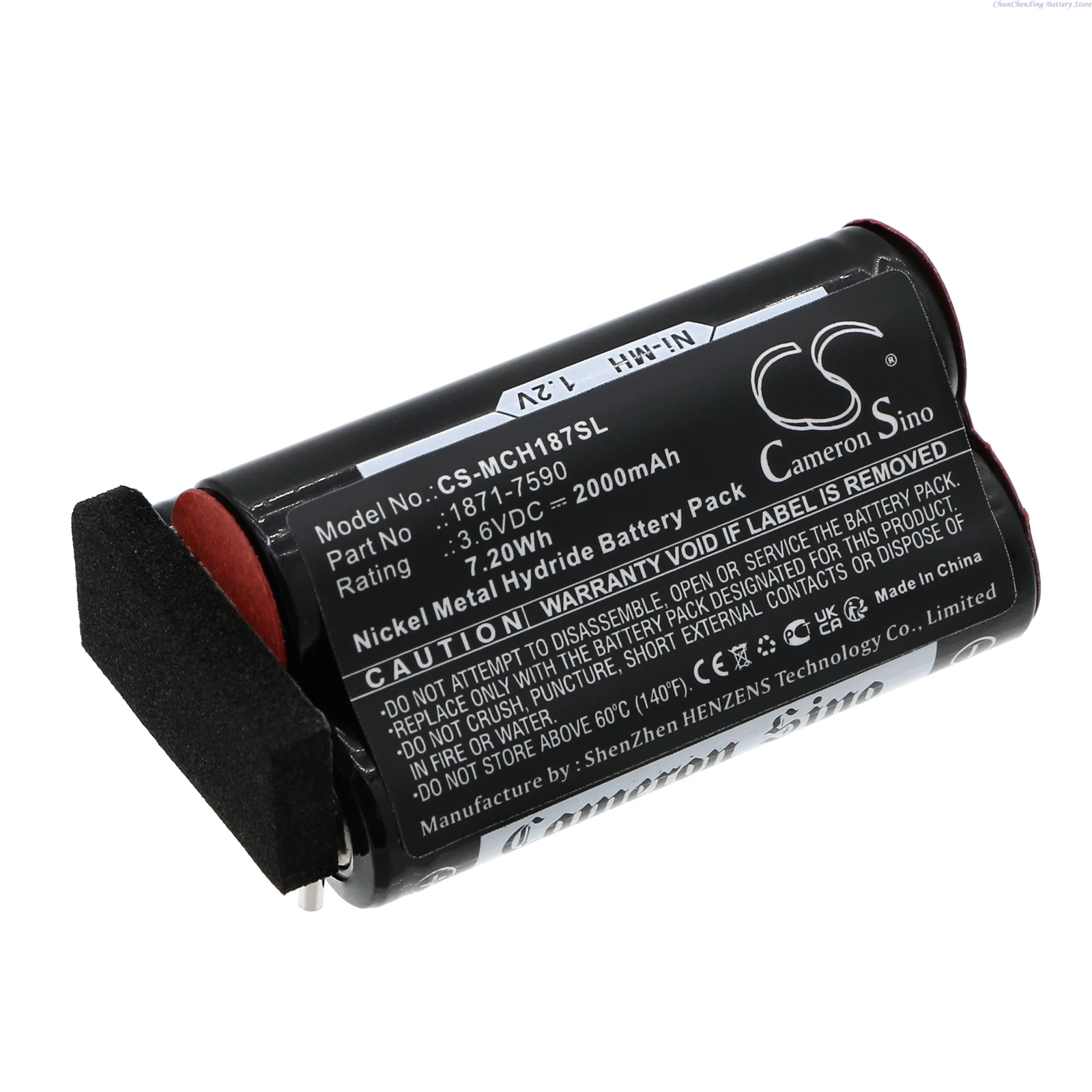 CS 2000mAh Shaver Battery 1871-7590 for Moser ChromStyle 1871 Wella Academy ChromStyle Super Cordless 1872 clipper +TOOL Rechargeable Battery