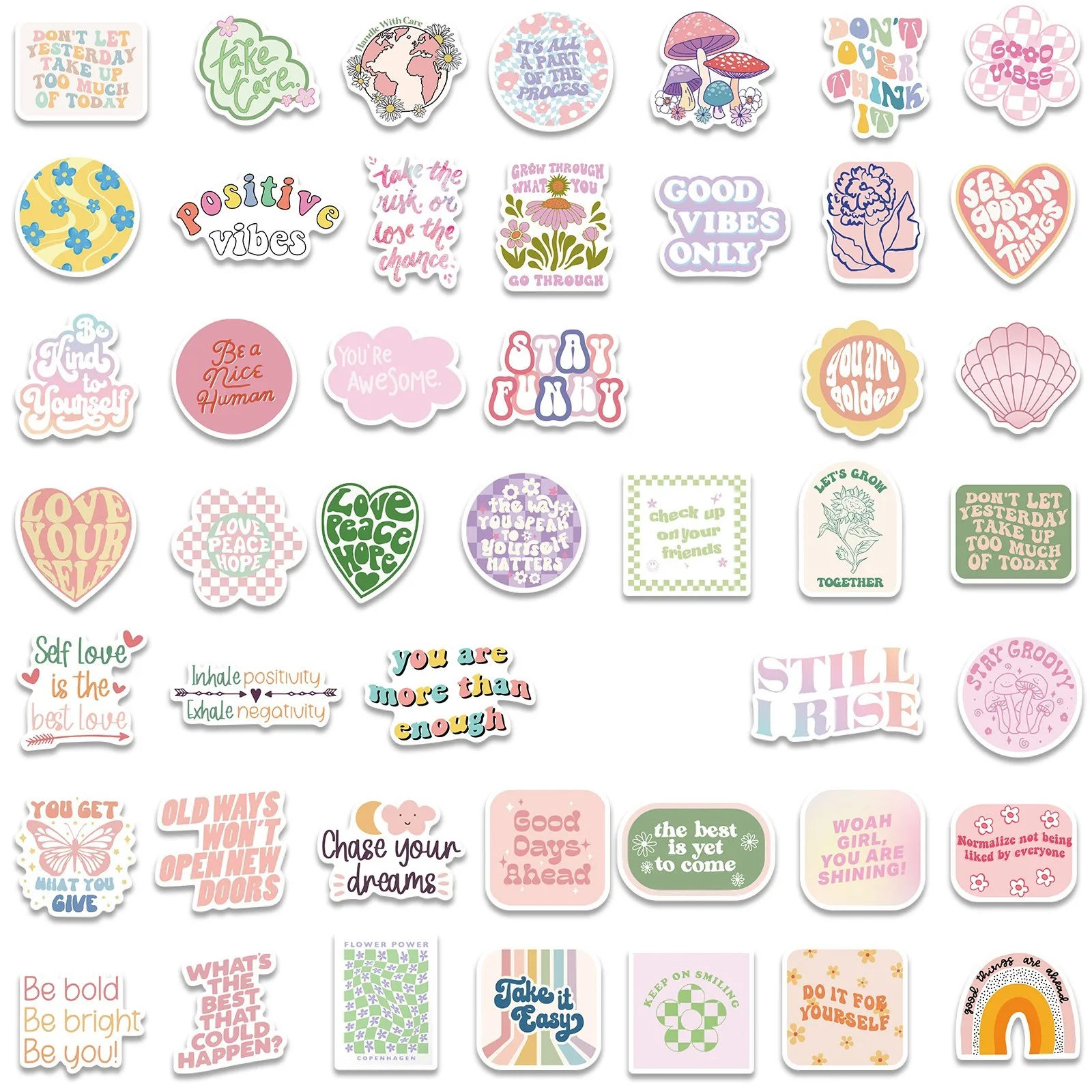 Cartoon Stickers 50/100pcs for Laptop Scrapbook Water Bottle