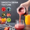 Personal Blender with 2 x 20oz Travel Bottle and Coffee/Spices Jar, Portable Smoothie Blender and Coffee Grinder in One 4