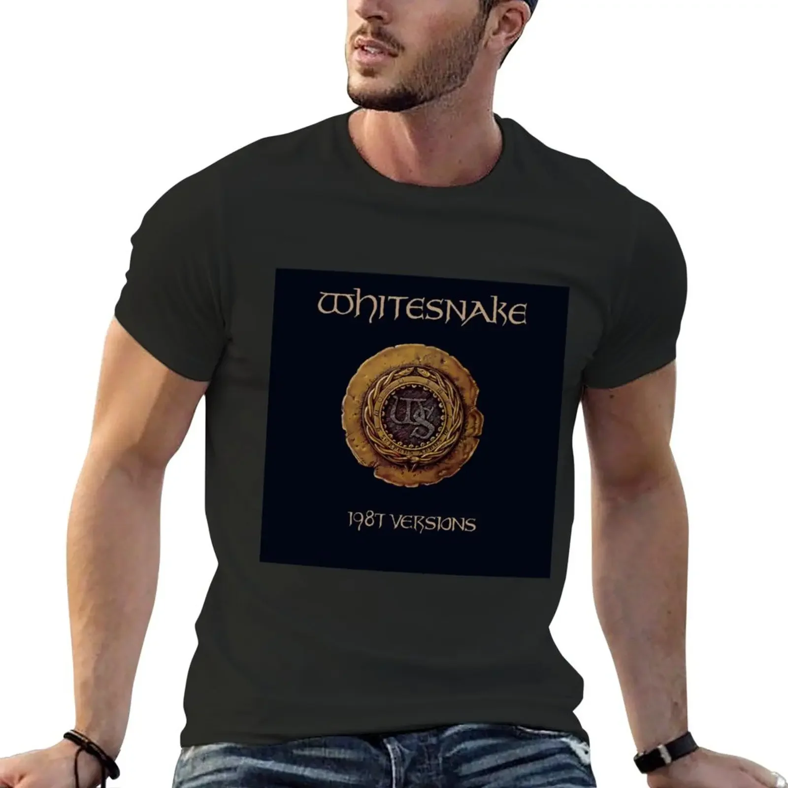 

Whitesnake 1987 versions T-Shirt customizeds plus size tops T-shirts for men cotton