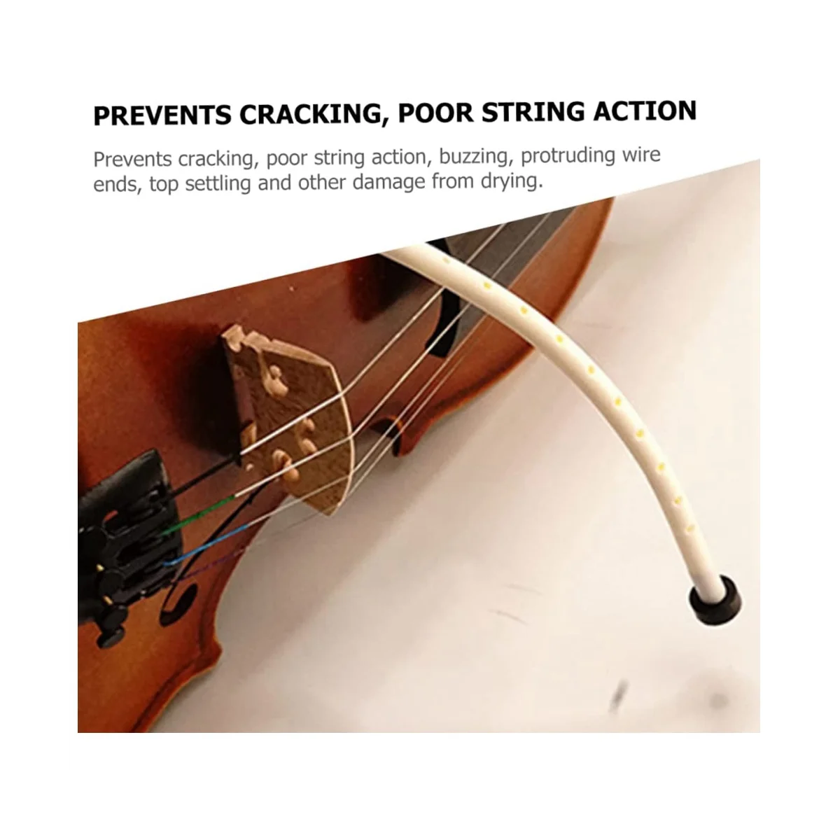 Violin Humidifier Violin Sound Hole Humidifier F Hole to Prevent Cracking Fret Ends Top Moisture Tool