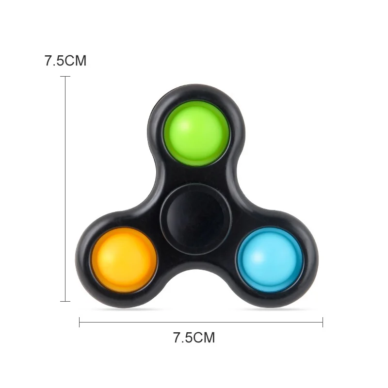 New Fidget Spinner Toys Hand Fingertip Multi-color Spnining Top Stress Relief Decompression Adults Toy Gifts for Boys Girls 6