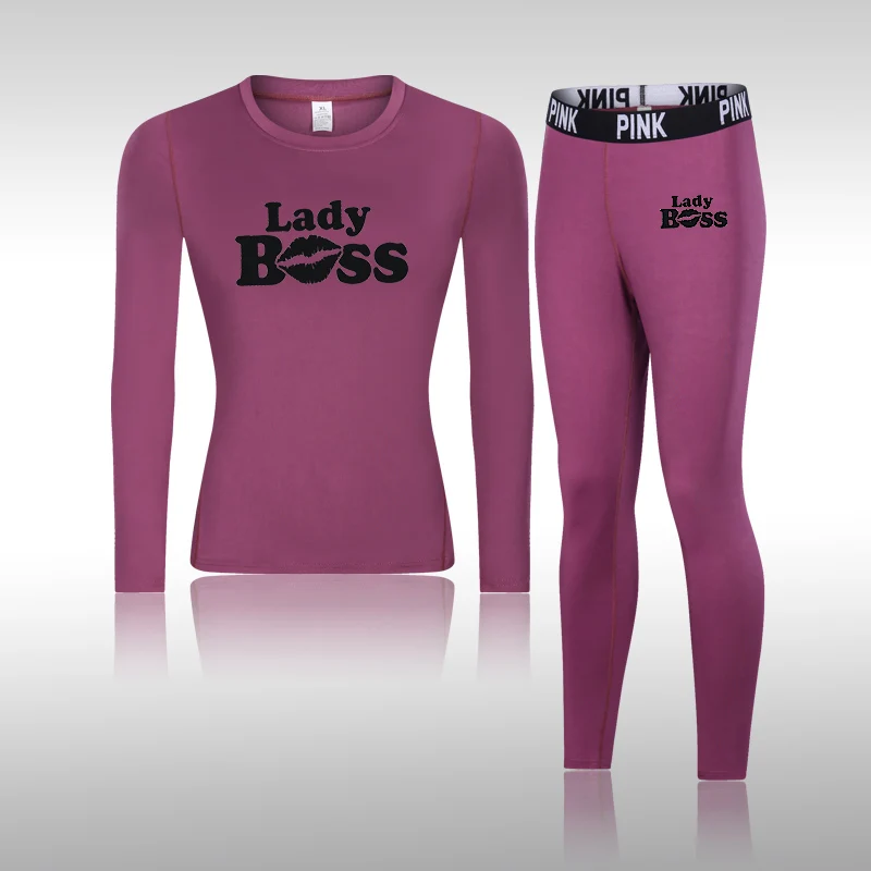 Female Warm Thermal Underwear Winter Thermo Clothing Set Underwear Warm Suit For Women Clothing Yoga Sportswear