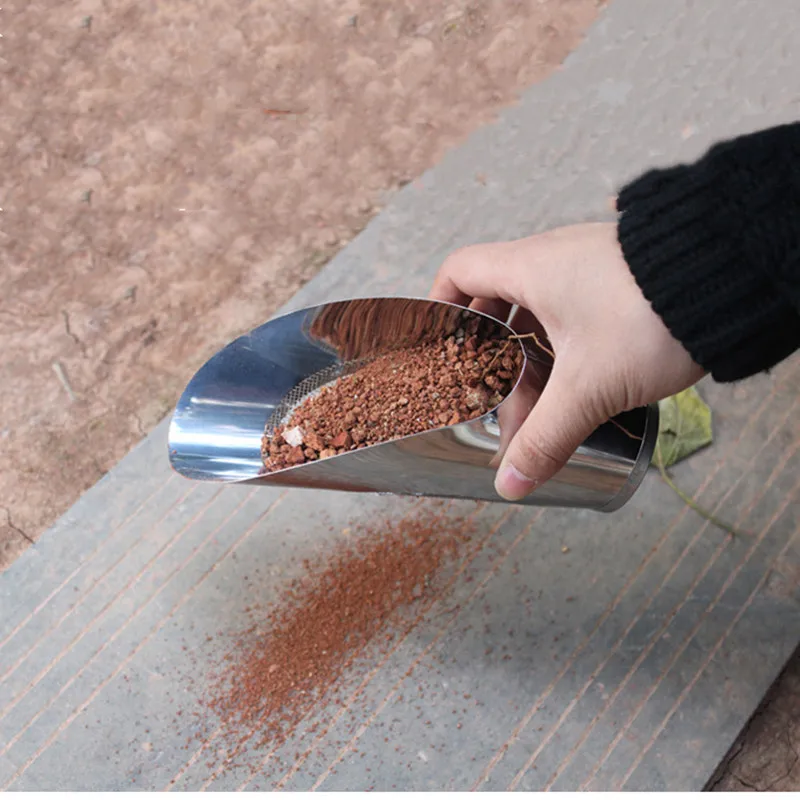 Stainless Steel Bucket Shovel Cultivation Succulent DIY Potted Bonsai Plant Helper Garden Tool 1PC