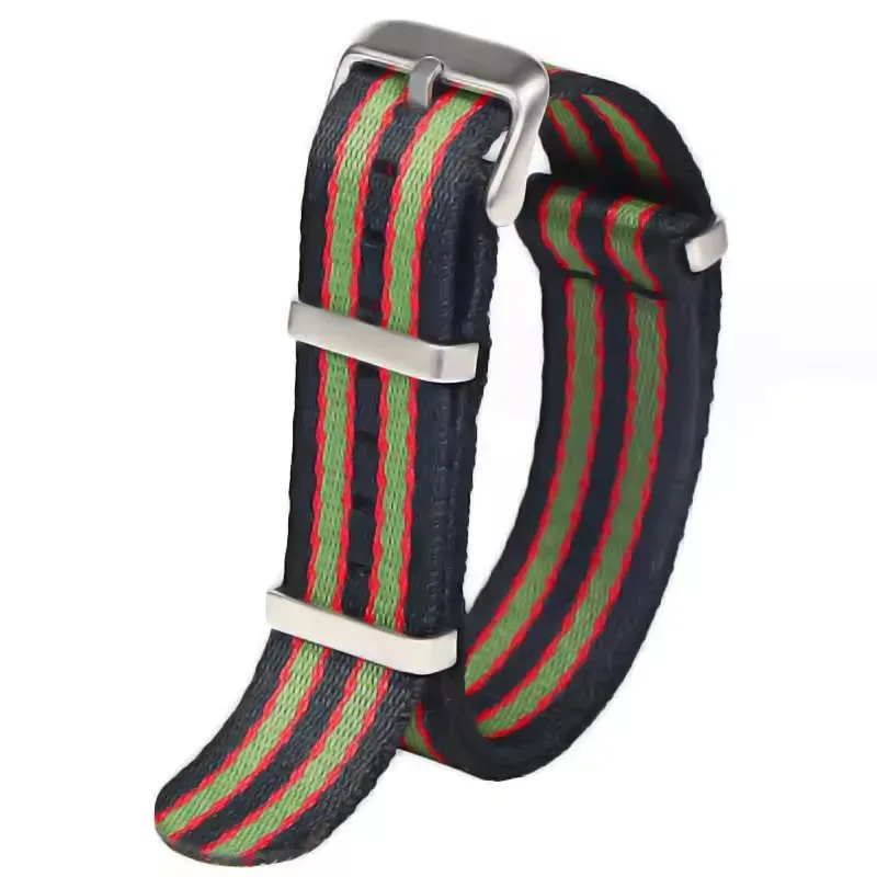 Comfortable Nylon Military-Style Washable Watch Band for Men