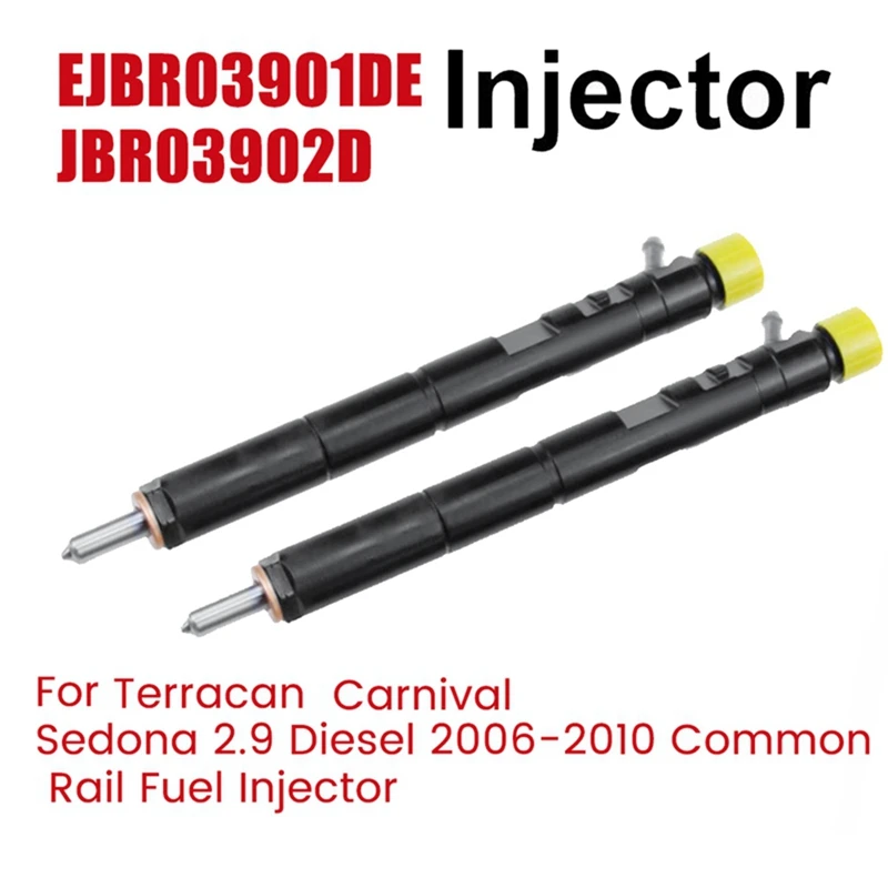 

Дизельный топливный инжектор EJBR03901D/EJBR03902D, 2 шт., для Hyundai townan Kia Carnival Sedona 2,9 Diesel 2006-2010 338004X400