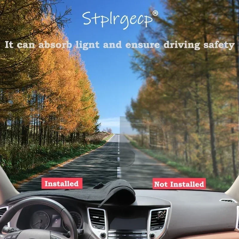 Car Dashboard Cover Avoid Light Pad Instrument Panel Mat Case Carpets Hyundai Sonata LF 2015