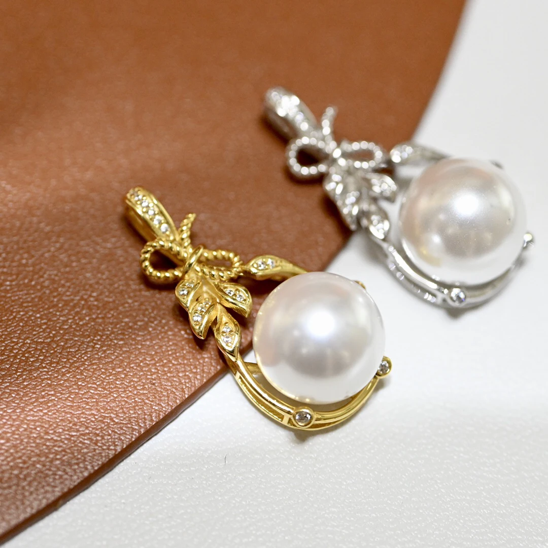 New Style 925 Sterling Silver Pendant Mount Base Mountings Findings