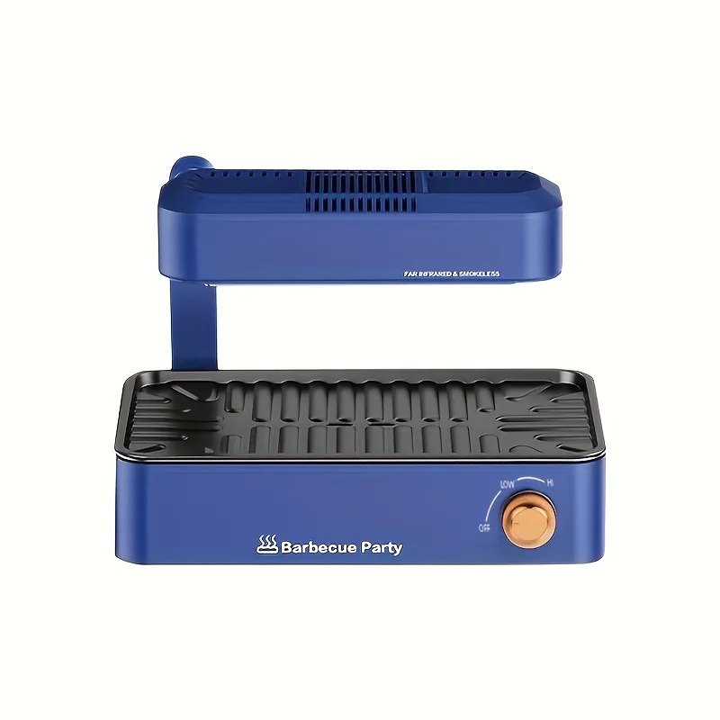 BBQ machine 1pc explosion, European standard spot CE report, portable electric baking pan, smokeless at home 3