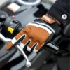 Motorcycle Gloves Black Racing Genuine Leather Motorbike White Road Riding Team Glove Men Summer Winter 2