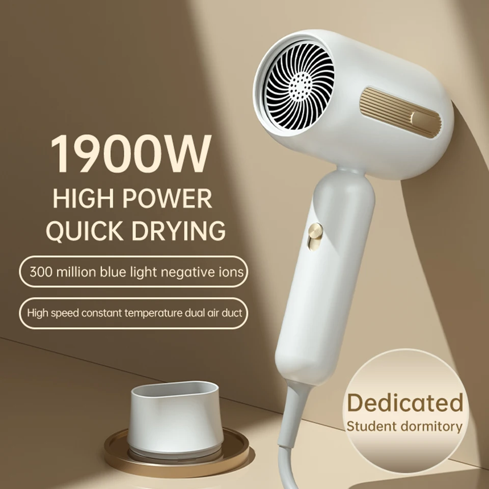 건조기 360° 구부릴 수 있는 미니 네일 LED 램프 24W: 인조 네일 드라이어, 매니큐어, 접착제, 빠른 건조, UV 라이트, 테이블 램프 디자인 8 온풍 냉풍 헤어 드라이어, 전문 블로우 드라이어, 가정용 강풍 살롱, 블루 라이트, 빠른 헤어 드라이어, 기숙사, 1900W