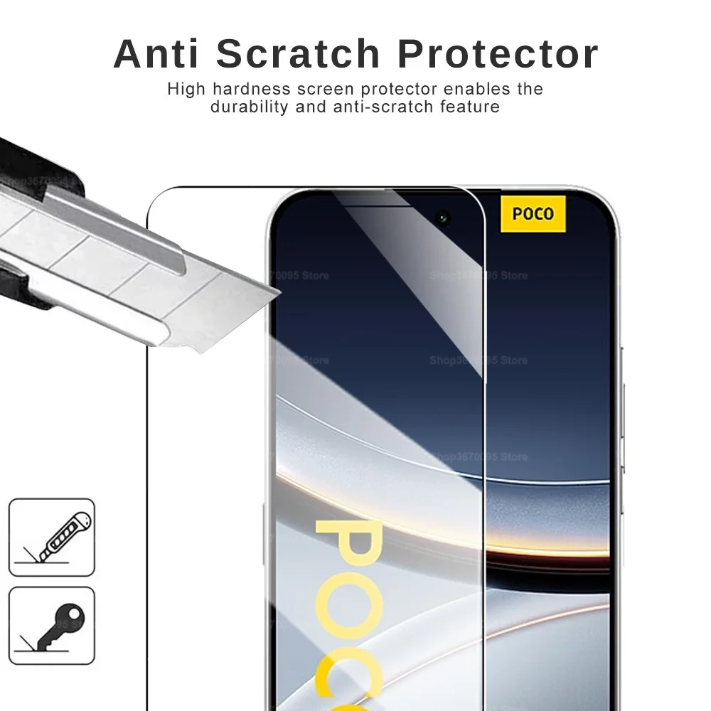 4-Pack Premium Screen Protector Tempered Glass