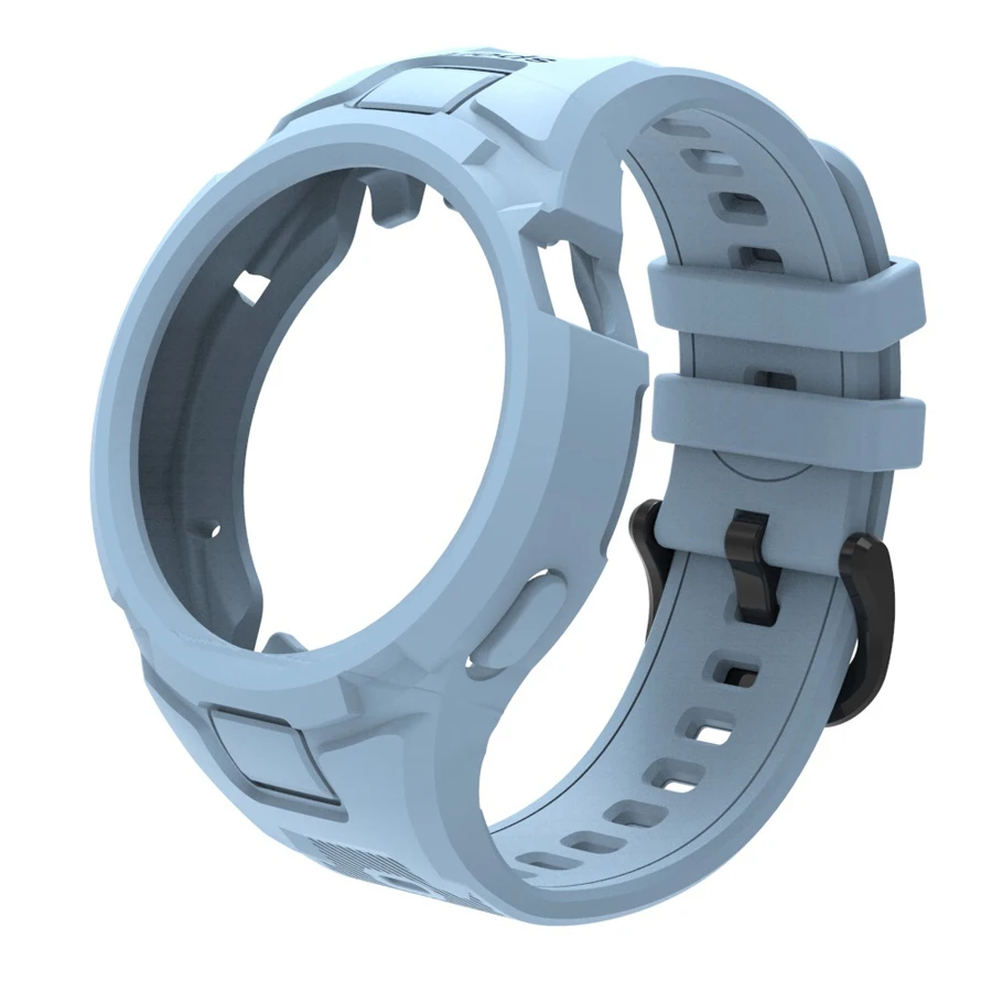 High-Quality Silicone Watchband Strap with Full Case