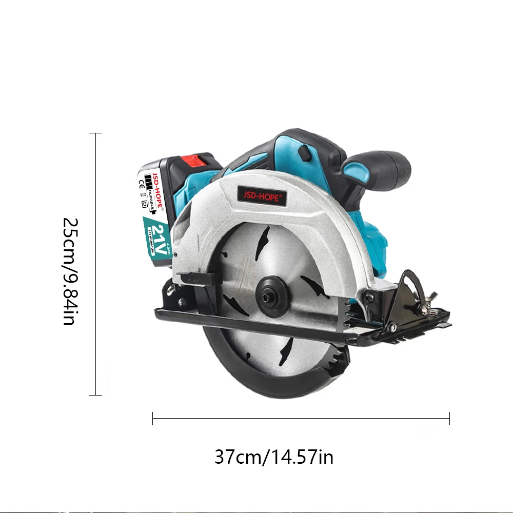 Brushless lithium electric circular saw 7 inch rechargeable portable woodworking saw stone cutting machine flip disc cutting