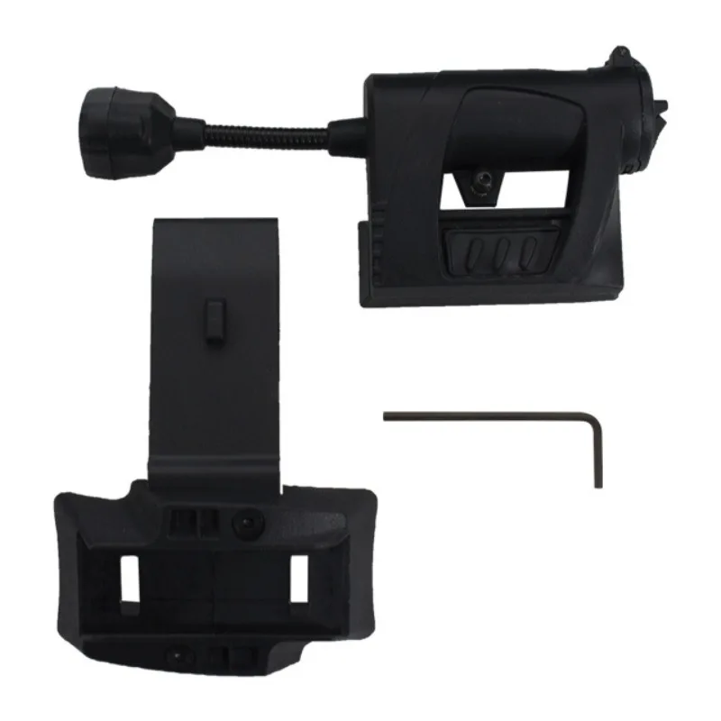 3-Speed Light Tactical Helmet Light | Energy-Saving Outdoor Lamp with Base, Durable Illumination Gear for Night Activities