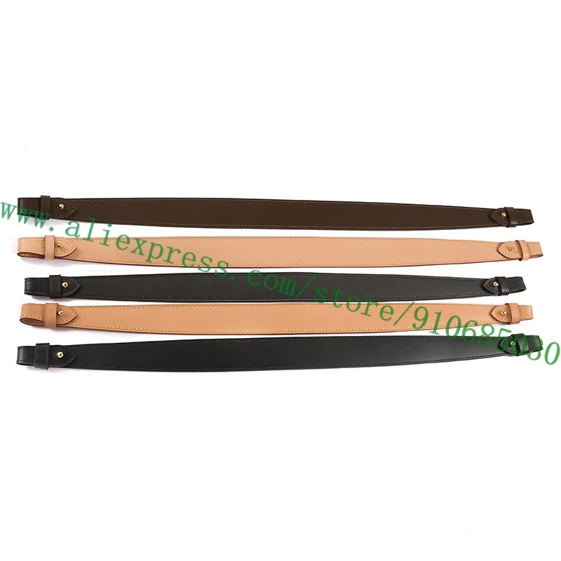 Real Calfskin Leather Shoulder Strap Carry Belt Replacement For Designer Women Handbag Lady Bucket 60cm Length