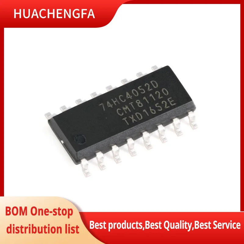

10pcs/lot 74HC4052D 74HC4052 SOP-16 Dual 4-channel analog multiplexer Demultiplexer in stock
