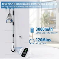 2026 new 9 in 1 Electric Spin Scrubber Cordless Waterproof Cleaning Brush For Tub Tile Floor 5