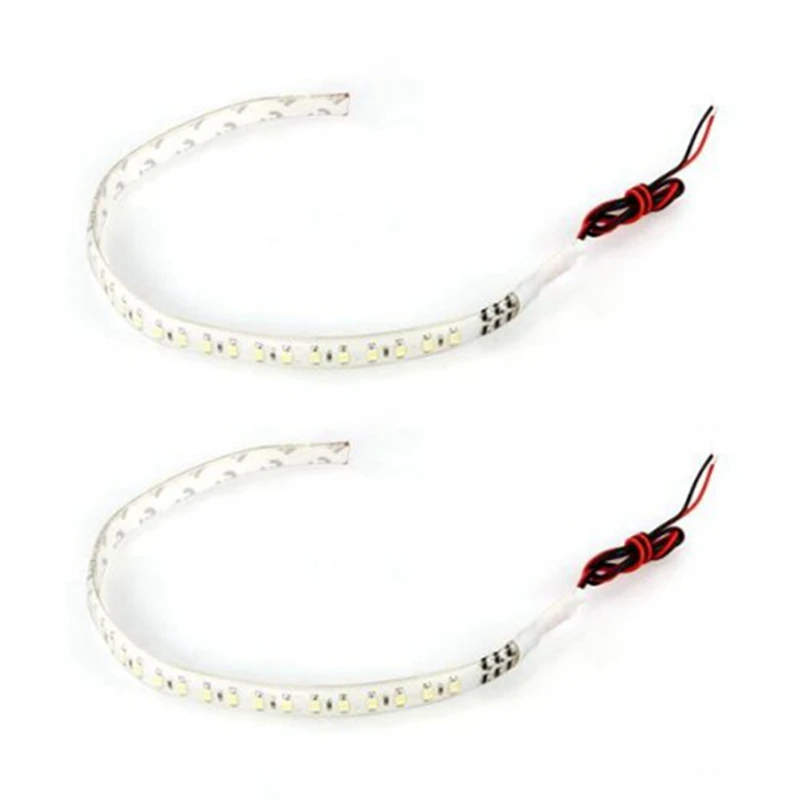 2X Knight Rider 32 Led Running Light 30Cm Strip Decoration Red Car 12V