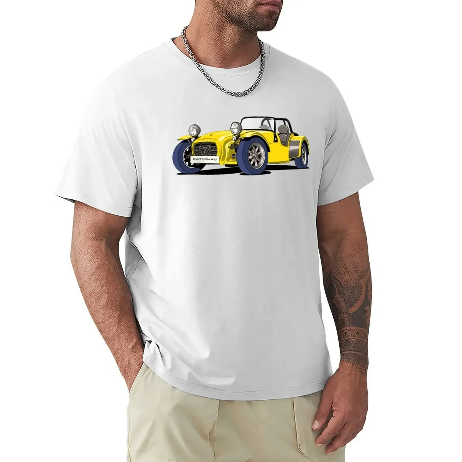 Caterham Seven T-Shirt Leggera Per Auto Sportiva Nera Vestiti Carini Customizeds Magliette Oversize Vintage Per Uomo