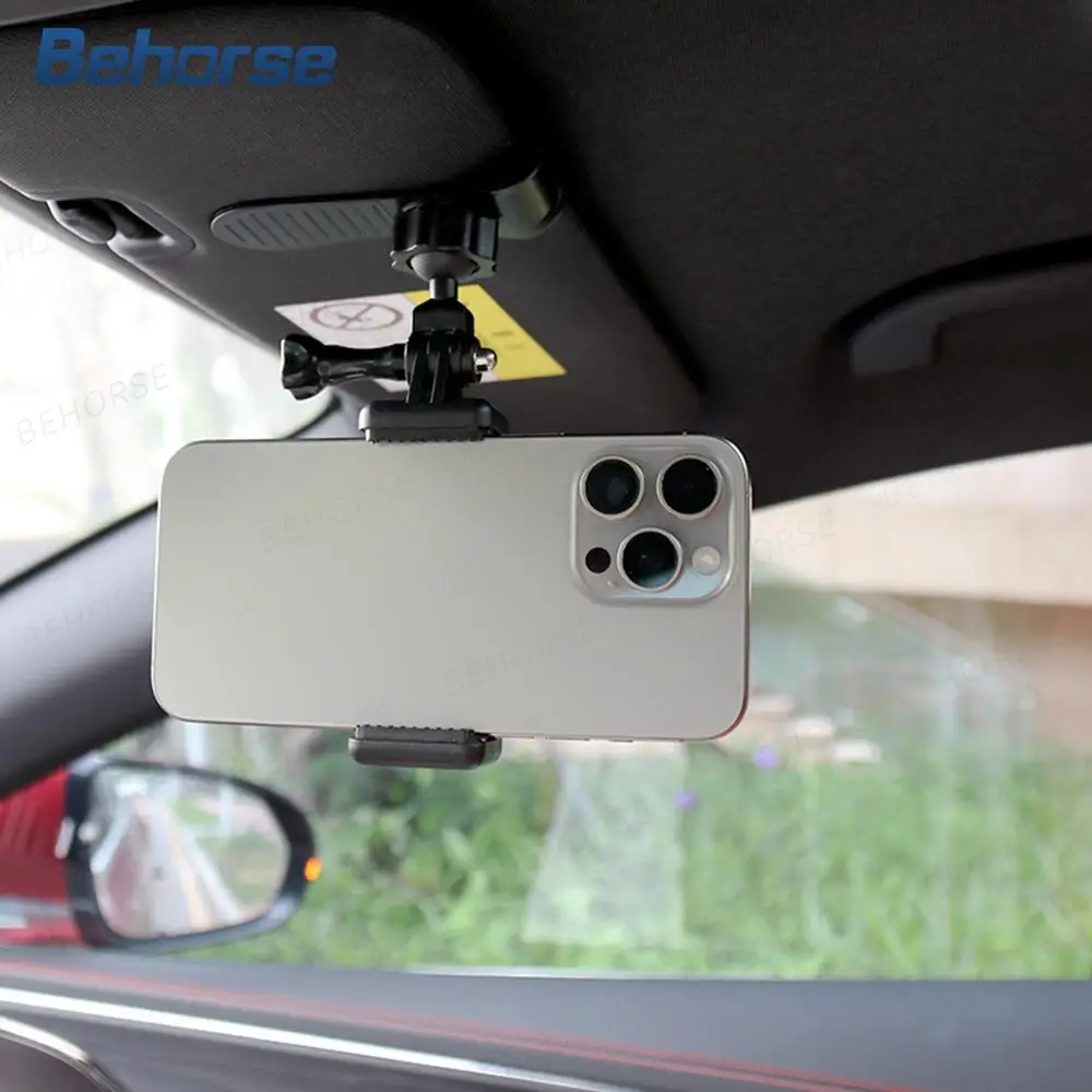 Support pare-soleil caméra action avec clip téléphone pour GoPro Insta360 DJI