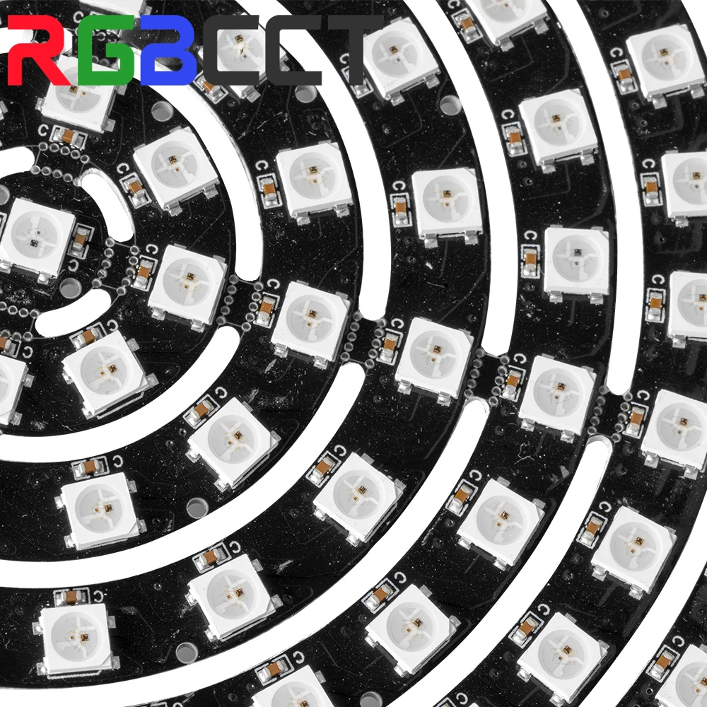 WS2812B Modules DIY RGB LED Ring 241 Pixels Modules SK6812 5050 Built ...