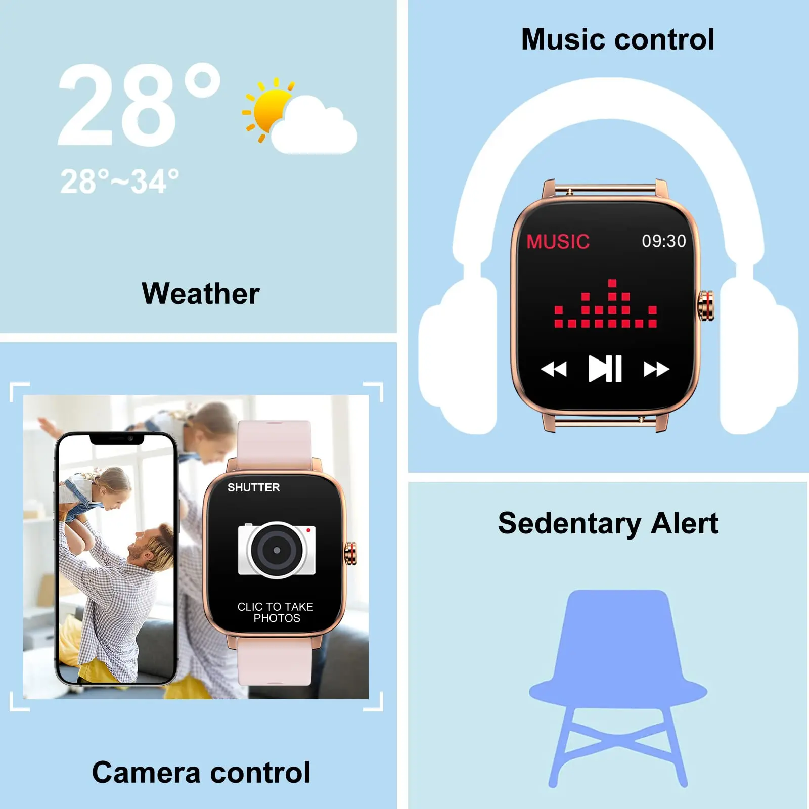 KESHUYOU ȭ Ʈ ġ IP67   DIY ̾  Smartwatch  ڵ  ȵ̵ iOS ȭ
