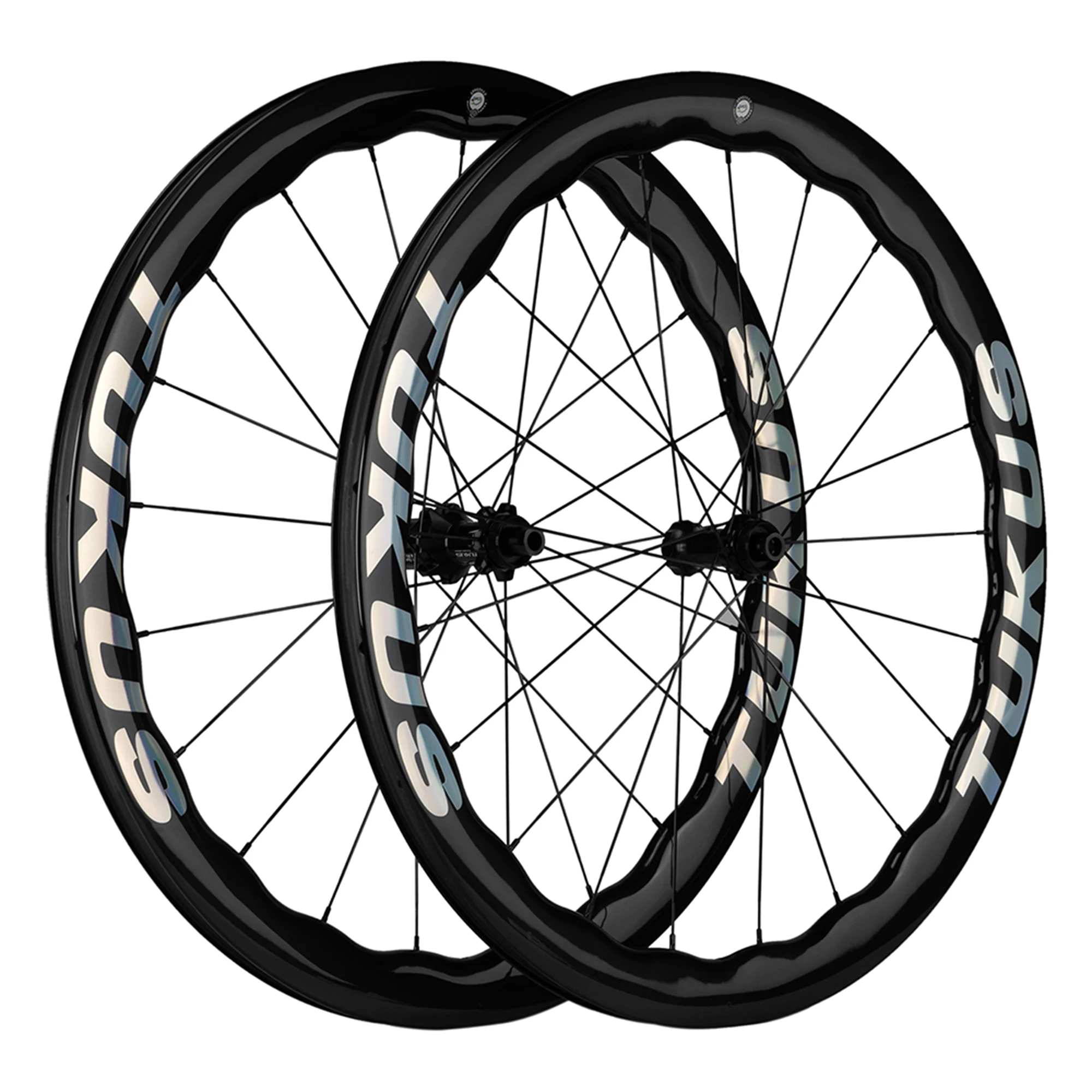 TUKUS カーボンホイール ディスクブレーキ Tukus カーボンホイール UCI 品質ウェーブホイールセット初心者