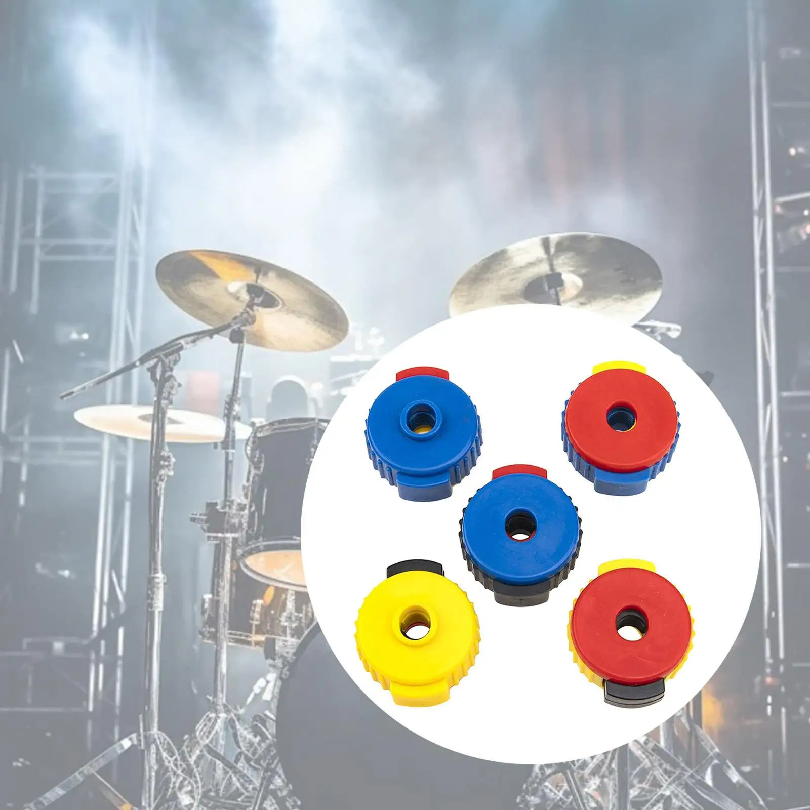 5 Pieces Quick Release Nut for Cymbal Jazz Drum Parts Accessories ,Easy to Install,Replaces Sturdy for Cymbal Drum