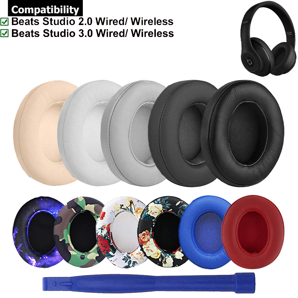 Almohadillas de repuesto para auriculares Beats Studio 2, 3, 2,0, 3,0,  B0501, con cable, B0500, 1 par - AliExpress