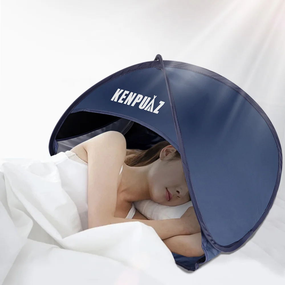 Tents Portable Easy Fold Indoor Outdoor Put Up Sleep Camping Waterproof Head Sunshade Shade Light Tent On Bed toy tent beach tent children toy tent