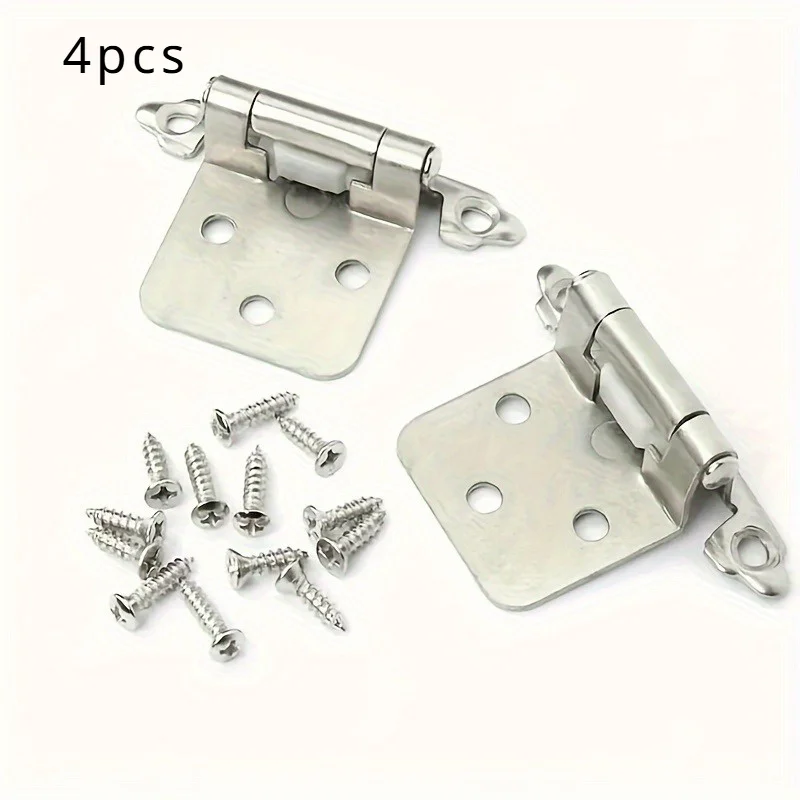 Furniture Hardware Accessories with Screws, Cabinet Self Closing Hinge Spring Self Closing Hinge, Embedded Cabinet Silent Spring