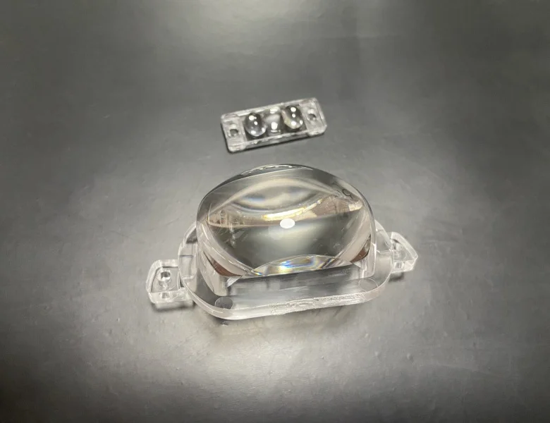 LED 렌즈 전기 자전거 조명 오토바이 렌즈, 아크릴 스포트라이트 렌즈, 71*41*31mm, 2 세트